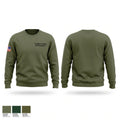1st infantry division fort Riley Kansas Crew Neck Sweatshirt - 1