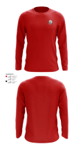 Crow Creek Chieftains 87390288 Long Sleeve Performance Shirt 40