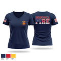 Robesonia Fire Women's Short Sleeve V-neck Shirt - 1