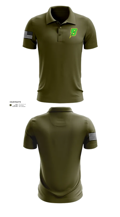 Baltimore Lightning 935827 Short Sleeve Performance Polo - 21