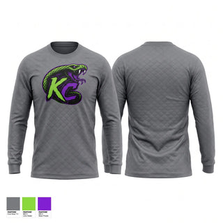 Long Sleeve Performance Shirt, KC Cobras, Baseball, Teamtime, Team time, sublimation, custom sports apparel, team uniforms, spirit wear, spiritwear, sports uniforms, custom shirts, team store, custom team store, fundraiser sports, apparel fundraiser