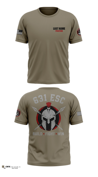 Short Sleeve Performance Shirt, 631st ESC, Army, Teamtime, Team time, sublimation, custom sports apparel, team uniforms, spirit wear, spiritwear, sports uniforms, custom shirts, team store, custom team store, fundraiser sports, apparel fundraiser