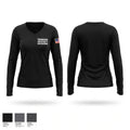 Tennessee department of correction Women's Long Sleeve V-neck Shirt - 1