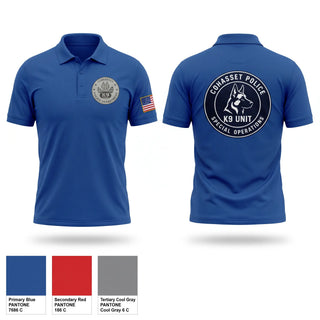 Short Sleeve Performance Polo, Cohasset Police Department, Police, Teamtime, Team time, sublimation, custom sports apparel, team uniforms, spirit wear, spiritwear, sports uniforms, custom shirts, team store, custom team store, fundraiser sports, apparel fundraiser