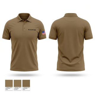 Short Sleeve Performance Polo, BLACKFORD, Army, Teamtime, Team time, sublimation, custom sports apparel, team uniforms, spirit wear, spiritwear, sports uniforms, custom shirts, team store, custom team store, fundraiser sports, apparel fundraiser