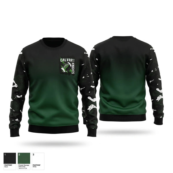 Crew Neck Sweatshirt, Calvary Knights, , Teamtime, Team time, sublimation, custom sports apparel, team uniforms, spirit wear, spiritwear, sports uniforms, custom shirts, team store, custom team store, fundraiser sports, apparel fundraiser