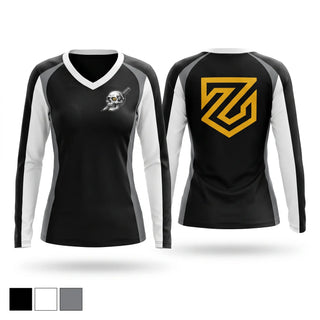 Womens Long Sleeve Vneck Shirt, Primitive, , Teamtime, Team time, sublimation, custom sports apparel, team uniforms, spirit wear, spiritwear, sports uniforms, custom shirts, team store, custom team store, fundraiser sports, apparel fundraiser