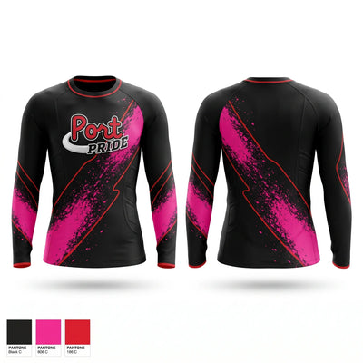 Port Jervis High School Wrestling Long Sleeve Performance Shirt 2