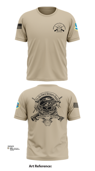 Short Sleeve Performance Shirt, 380th Security Police Squadron, , Teamtime, Team time, sublimation, custom sports apparel, team uniforms, spirit wear, spiritwear, sports uniforms, custom shirts, team store, custom team store, fundraiser sports, apparel fundraiser