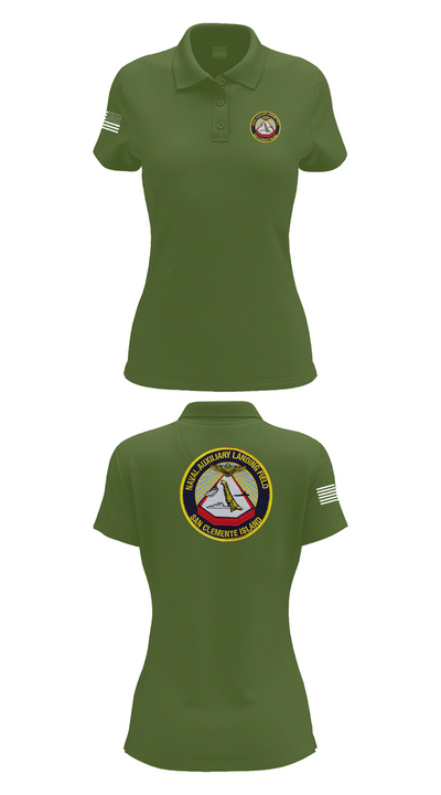NAVAL AUXILIARY LANDING FIELD SAN CLEMENTE ISLAND 84948296 Women's Short Sleeve Performance Polo  - 52