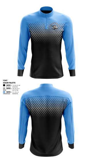 Quarter Zip Jacket, East Chapel Hill High School Swimming, Swimming, Teamtime, Team time, sublimation, custom sports apparel, team uniforms, spirit wear, spiritwear, sports uniforms, custom shirts, team store, custom team store, fundraiser sports, apparel fundraiser