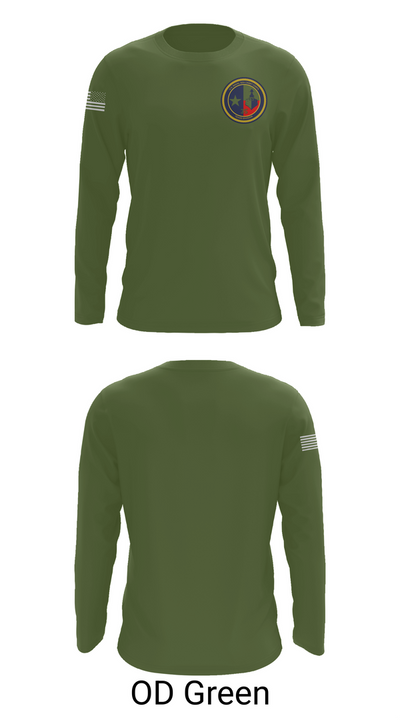 Texas Division 29729645 Long Sleeve Performance Shirt 44