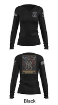 New York Yankees 78094179 Women's Long Sleeve V-neck Shirt - 35