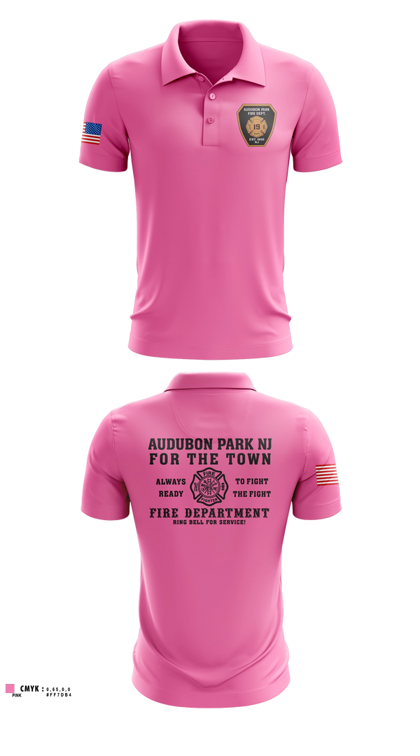 Short Sleeve Performance Polo, Audubon, Fire Department, Teamtime, Team time, sublimation, custom sports apparel, team uniforms, spirit wear, spiritwear, sports uniforms, custom shirts, team store, custom team store, fundraiser sports, apparel fundraiser