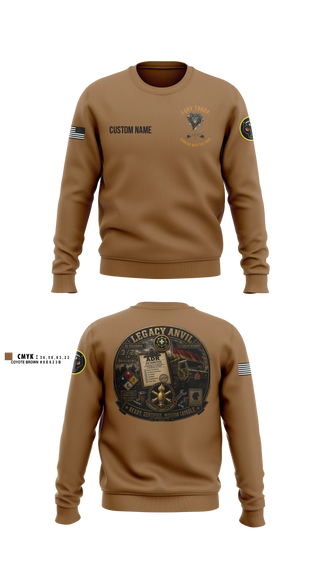 Crew Neck Sweatshirt, Legacy 3/2 Fury Troop, Army, Teamtime, Team time, sublimation, custom sports apparel, team uniforms, spirit wear, spiritwear, sports uniforms, custom shirts, team store, custom team store, fundraiser sports, apparel fundraiser