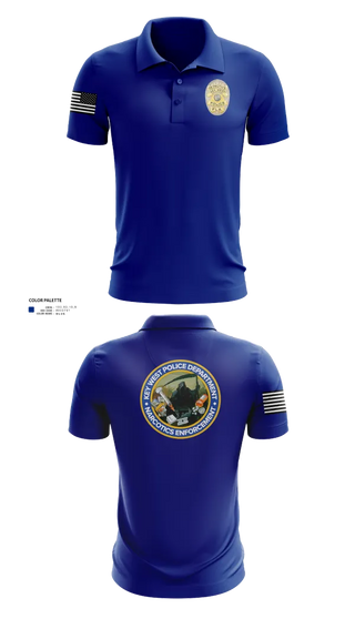Short Sleeve Performance Polo, Key West Police Department, , Teamtime, Team time, sublimation, custom sports apparel, team uniforms, spirit wear, spiritwear, sports uniforms, custom shirts, team store, custom team store, fundraiser sports, apparel fundraiser