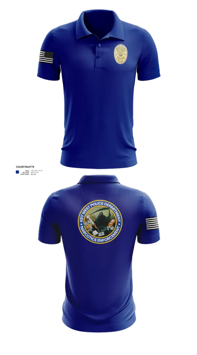 Key West Police Department 73873971 Short Sleeve Performance Polo - 21