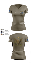 2nd Area Command (LASG) 22511039 Women's Short Sleeve V-neck Shirt - 3
