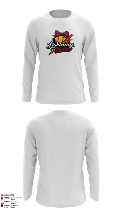 Bluegrass Lightning Belles Long Sleeve Performance Shirt - 14