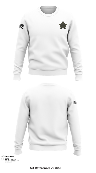Hancock County Sheriff’s Office 69722720 Crew Neck Sweatshirt - 1