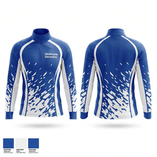 Quarter Zip Jacket, Oklahoma Derechos, Baseball, Teamtime, Team time, sublimation, custom sports apparel, team uniforms, spirit wear, spiritwear, sports uniforms, custom shirts, team store, custom team store, fundraiser sports, apparel fundraiser