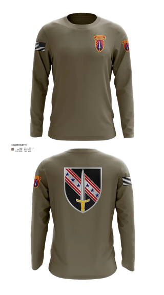 Long Sleeve Performance Shirt, 6/54th SFAB, National Guard, Teamtime, Team time, sublimation, custom sports apparel, team uniforms, spirit wear, spiritwear, sports uniforms, custom shirts, team store, custom team store, fundraiser sports, apparel fundraiser