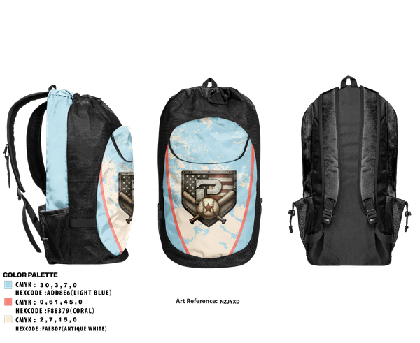 Gear Bag, PRIMETIME, Baseball, Teamtime, Team time, sublimation, custom sports apparel, team uniforms, spirit wear, spiritwear, sports uniforms, custom shirts, team store, custom team store, fundraiser sports, apparel fundraiser
