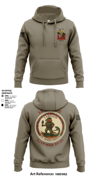 Hoodie, 180th ESC, Army, Teamtime, Team time, sublimation, custom sports apparel, team uniforms, spirit wear, spiritwear, sports uniforms, custom shirts, team store, custom team store, fundraiser sports, apparel fundraiser
