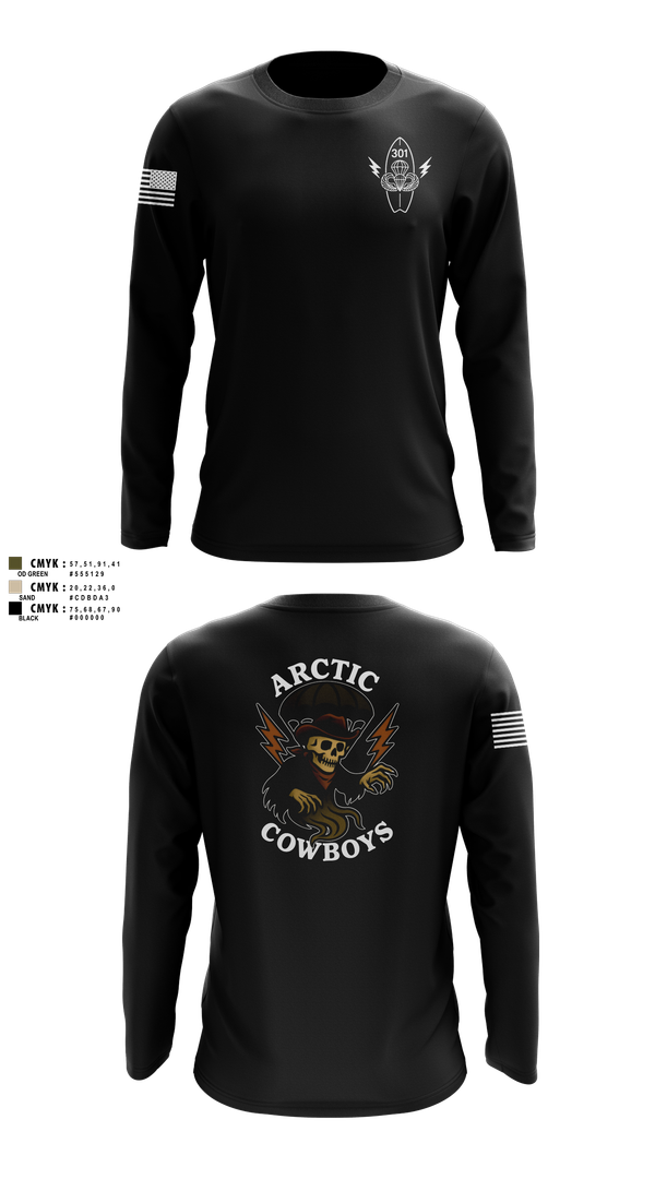 Long Sleeve Performance Shirt, 301, Army, Teamtime, Team time, sublimation, custom sports apparel, team uniforms, spirit wear, spiritwear, sports uniforms, custom shirts, team store, custom team store, fundraiser sports, apparel fundraiser