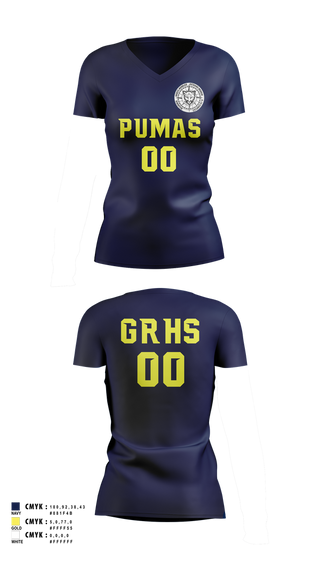 Womens Short Sleeve Vneck Shirt, Alliance Gertz Ressler High School, Spirit Store, Teamtime, Team time, sublimation, custom sports apparel, team uniforms, spirit wear, spiritwear, sports uniforms, custom shirts, team store, custom team store, fundraiser sports, apparel fundraiser
