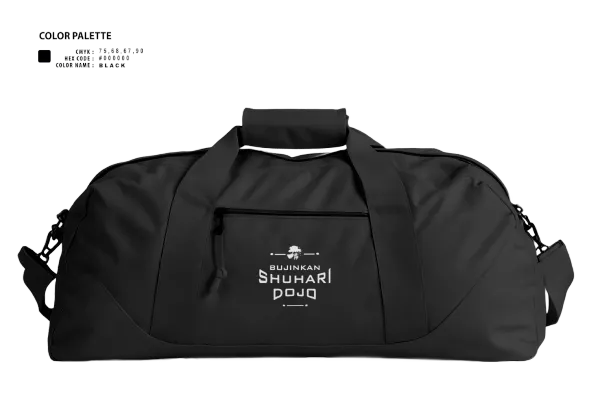 Duffle Bag, Shuhari Dojo, , Teamtime, Team time, sublimation, custom sports apparel, team uniforms, spirit wear, spiritwear, sports uniforms, custom shirts, team store, custom team store, fundraiser sports, apparel fundraiser