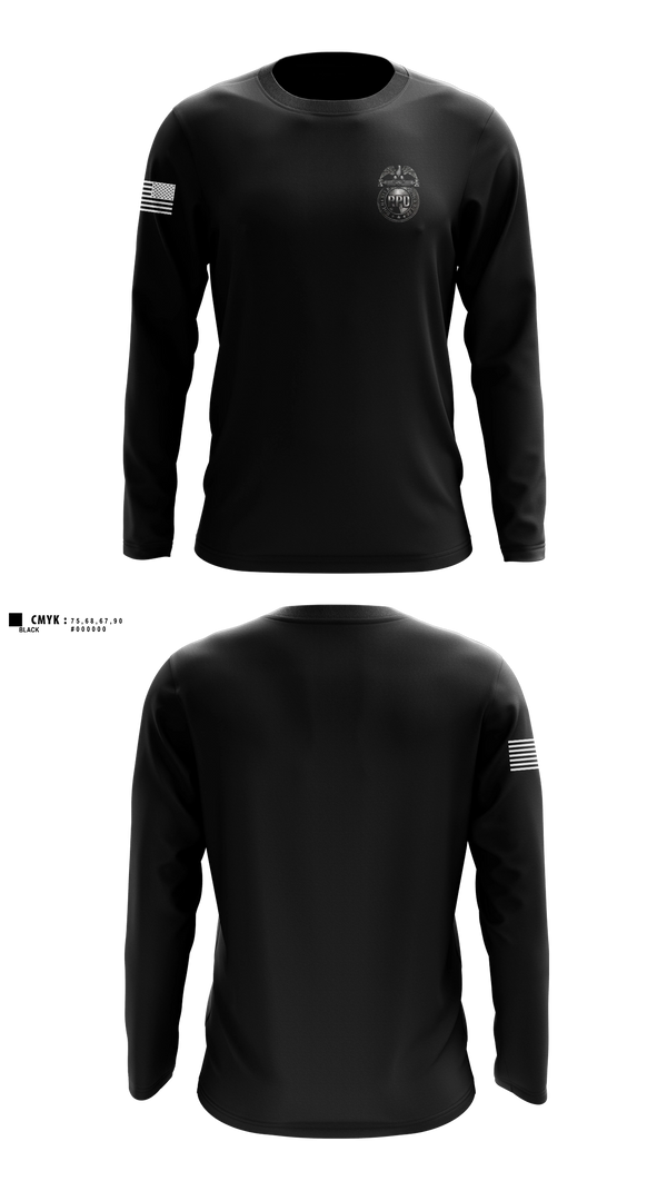 Long Sleeve Performance Shirt, RPD, Police, Teamtime, Team time, sublimation, custom sports apparel, team uniforms, spirit wear, spiritwear, sports uniforms, custom shirts, team store, custom team store, fundraiser sports, apparel fundraiser