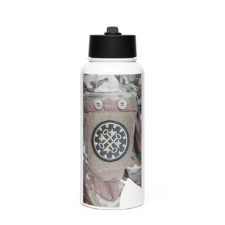 46 MP CO 62562841 Stainless Steel Water Bottle with a Straw Lid
