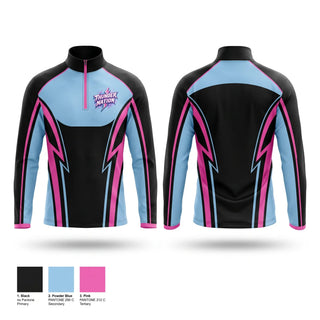 Quarter Zip Jacket, Thunder Nation, Men's Basketball, Teamtime, Team time, sublimation, custom sports apparel, team uniforms, spirit wear, spiritwear, sports uniforms, custom shirts, team store, custom team store, fundraiser sports, apparel fundraiser