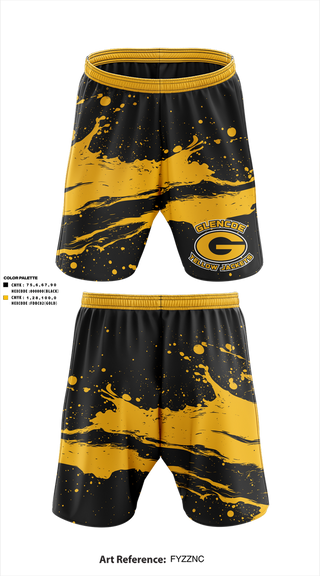 Athletic Shorts With Pockets, Glencoe yellow jackets, , Teamtime, Team time, sublimation, custom sports apparel, team uniforms, spirit wear, spiritwear, sports uniforms, custom shirts, team store, custom team store, fundraiser sports, apparel fundraiser