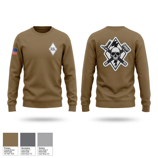 Crew Neck Sweatshirt, 3rd Platoon Cco 2-37 AR, Army, Teamtime, Team time, sublimation, custom sports apparel, team uniforms, spirit wear, spiritwear, sports uniforms, custom shirts, team store, custom team store, fundraiser sports, apparel fundraiser