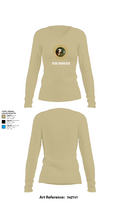 TCSO DISPATCH 56135562 Women's Long Sleeve V-neck Shirt - 78