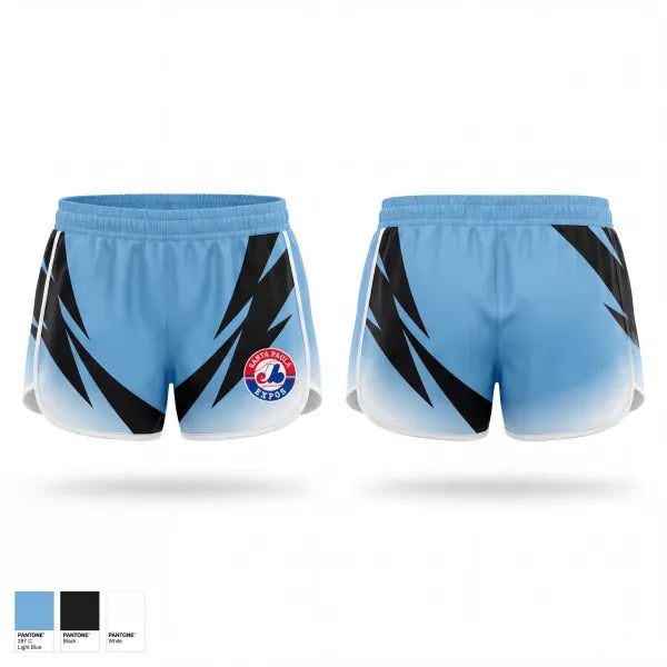 Womens Shorts, Expos, Baseball, Teamtime, Team time, sublimation, custom sports apparel, team uniforms, spirit wear, spiritwear, sports uniforms, custom shirts, team store, custom team store, fundraiser sports, apparel fundraiser