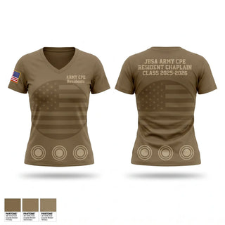 Womens Short Sleeve Vneck Shirt, Army CPE Residents, Army, Teamtime, Team time, sublimation, custom sports apparel, team uniforms, spirit wear, spiritwear, sports uniforms, custom shirts, team store, custom team store, fundraiser sports, apparel fundraiser