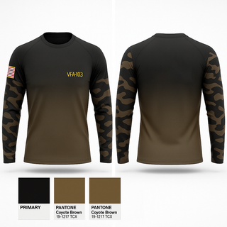Long Sleeve Performance Shirt, VFA-103, , Teamtime, Team time, sublimation, custom sports apparel, team uniforms, spirit wear, spiritwear, sports uniforms, custom shirts, team store, custom team store, fundraiser sports, apparel fundraiser