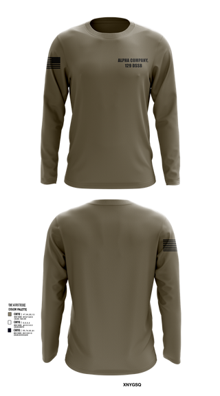 Long Sleeve Performance Shirt, Alpha Company, 129 DSSB, , Teamtime, Team time, sublimation, custom sports apparel, team uniforms, spirit wear, spiritwear, sports uniforms, custom shirts, team store, custom team store, fundraiser sports, apparel fundraiser