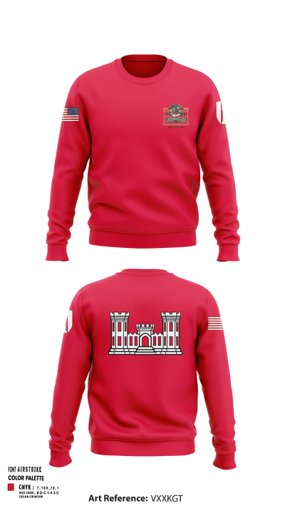612 Engineer Detachment 46811813 Crew Neck Sweatshirt - 2