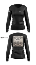 CLB-11 21730223 Women's Long Sleeve V-neck Shirt - 1