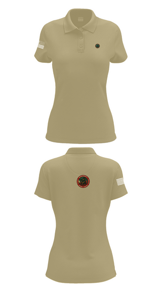 Womens Short Sleeve Performance Polo, Detachment 1, 24th MDSB, , Teamtime, Team time, sublimation, custom sports apparel, team uniforms, spirit wear, spiritwear, sports uniforms, custom shirts, team store, custom team store, fundraiser sports, apparel fundraiser
