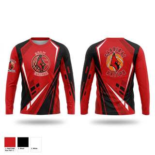 Long Sleeve Performance Shirt, Shaw Cardinals, Men's Basketball, Teamtime, Team time, sublimation, custom sports apparel, team uniforms, spirit wear, spiritwear, sports uniforms, custom shirts, team store, custom team store, fundraiser sports, apparel fundraiser