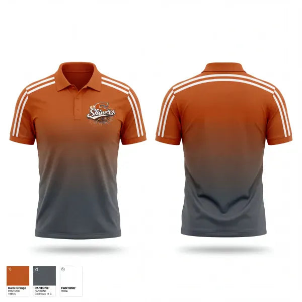 Short Sleeve Performance Polo, The Shiners, Softball, Teamtime, Team time, sublimation, custom sports apparel, team uniforms, spirit wear, spiritwear, sports uniforms, custom shirts, team store, custom team store, fundraiser sports, apparel fundraiser