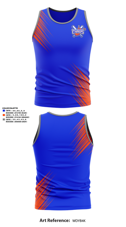 Tank Top, Mountain State Chaos, Softball, Teamtime, Team time, sublimation, custom sports apparel, team uniforms, spirit wear, spiritwear, sports uniforms, custom shirts, team store, custom team store, fundraiser sports, apparel fundraiser