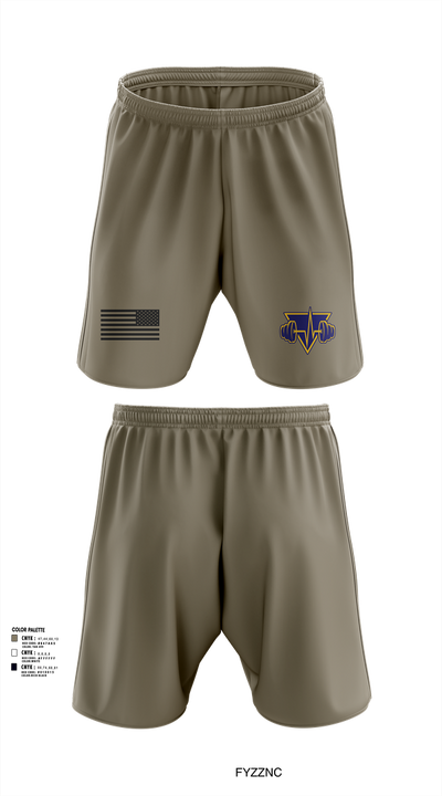 NJ State Police Athletic Shorts With Pockets - 3