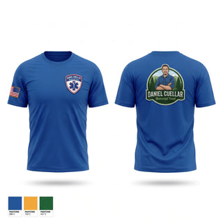 Short Sleeve Performance Shirt, Daniel Cuellar Memorial Fund, EMS/EMT, Teamtime, Team time, sublimation, custom sports apparel, team uniforms, spirit wear, spiritwear, sports uniforms, custom shirts, team store, custom team store, fundraiser sports, apparel fundraiser