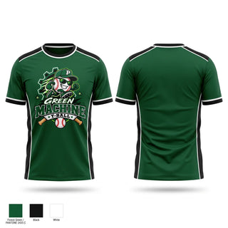Short Sleeve Performance Shirt, Green Machine, Baseball, Teamtime, Team time, sublimation, custom sports apparel, team uniforms, spirit wear, spiritwear, sports uniforms, custom shirts, team store, custom team store, fundraiser sports, apparel fundraiser